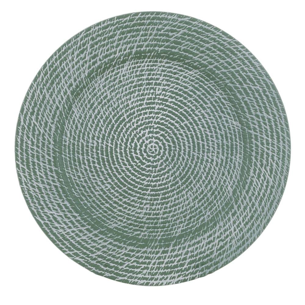 Blanc Mariclò Sottopiatto Decorativo Verde Ø 32 cm - immagine 2
