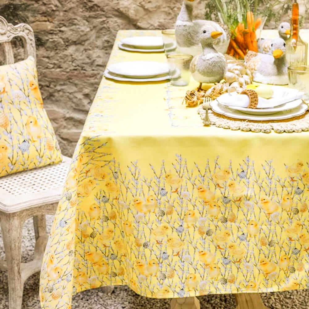 Blanc Mariclò · Tovaglia Pasquale · Easter Collection · 145×220 cm - immagine 3